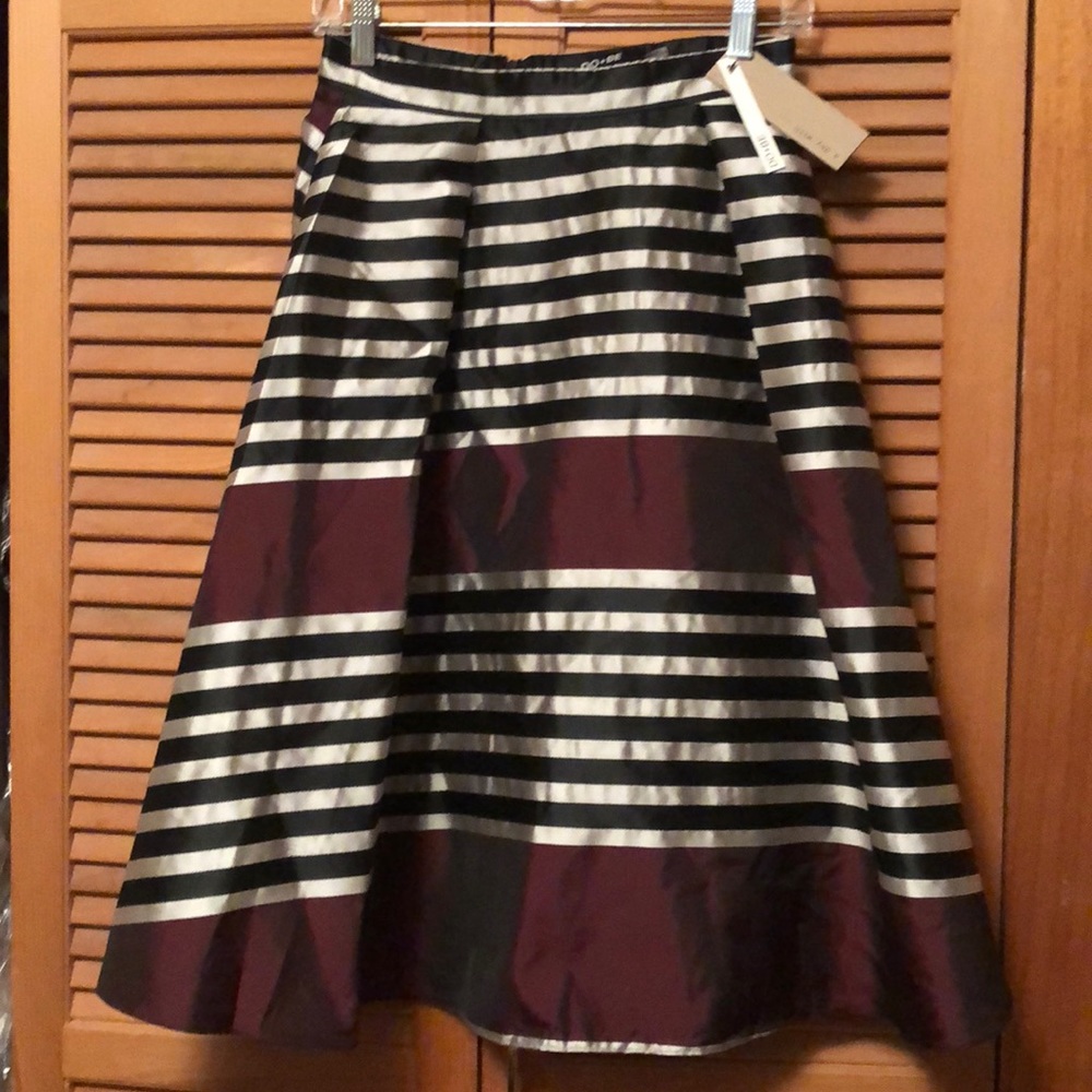 NWT Do+Be Shimmering Striped Skirt Size M